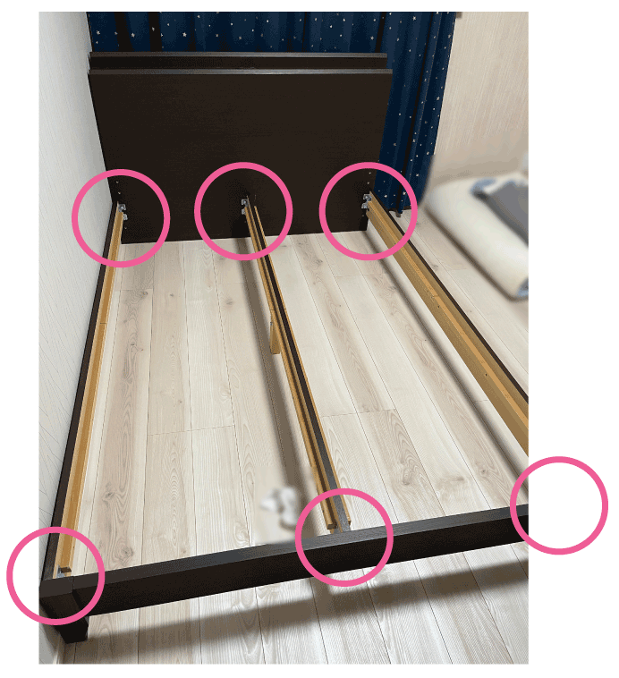 ニトリのベッドを自分で解体！所要時間や必要な道具など｜ぼぼやま 